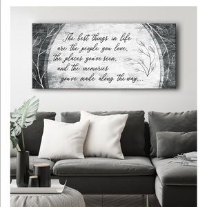 Home Decor Wall Art: The best things in life are